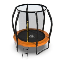 Батут DFC KENGOO II 5ft внутр.сетка, оранж/черн (152см) Батут DFC KENGOO II 5ft внутр.сетка, оранж/черн (152см)