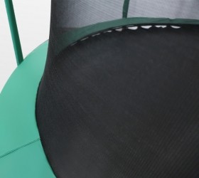 Батут премиум 8FT с внутренней страховочной сеткой и лестницей (Dark green) ARLAND