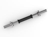 Гриф гантельный обрез ручка 410 мм хром 25 мм