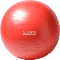 Фитбол гладкий Sundays Fitness IR97403 (75см, красный) Фитбол гладкий Sundays Fitness IR97403 (75см, красный)