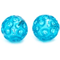 Мячи массажные текстурированные Franklin Original Mini Ball Set, пара, 8 см, голубые