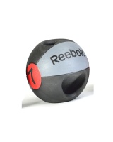Медицинский мяч с рукоятками REEBOK RSB-10127 Dual Grip Medecine Ball, 7 кг, черный-серый