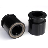 Замки олимпийские быстросъемные компрессионные (d=50мм, черные, композит) QUICKLEE 20C Olympic Black Composite Weight Lifting Collars