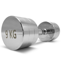 Гантель UNIX Fit PRO круглая хромированная 8 кг9