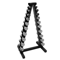 Набор хромированных гантелей BRONZE GYM BGDBCH01-10, 1-10 кг - 10 пар Набор хромированных гантелей BRONZE GYM BGDBCH01-10, 1-10 кг - 10 пар