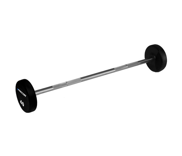 Набор фиксированных штанг PRECOR AU Urethane Fixed Barbells (в уретане), 10-55 кг., 10 штук, шаг 5 кг.