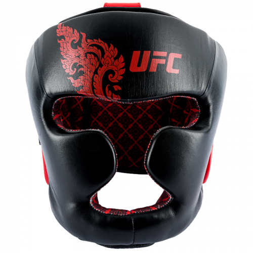 UFC Premium True Thai Шлем для бокса, цвет черный, размер L