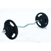 Штанга c слабогнутым грифом Mironfit 62 кг Штанга c слабогнутым грифом Mironfit 62 кг