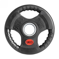 Диск обрезиненный с тройным хватом Gymmaster ANA-008 5кг