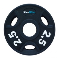 Диск обрезиненный INEX GMAX с 3 выступами, 2,5 кг