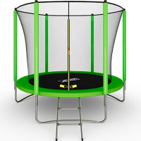 Батут  8FT с внутренней страховочной сеткой и лестницей ARLAND Батут  8FT с внутренней страховочной сеткой и лестницей ARLAND