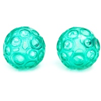 Мячи массажные текстурированные Franklin Ball Set, пара, 9 см. зеленые.