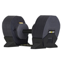 Гантель регулируемая MX Select MX-85, эргономичная рукоять, вес 5.6-38.6 кг, 1 шт