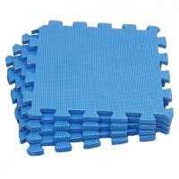 Коврик-пазл UNIX Fit влагостойкий для йоги и фитнеса, 30 х 30 х 1 см, синий, 4 шт. Коврик-пазл UNIX Fit влагостойкий для йоги и фитнеса, 30 х 30 х 1 см, синий, 4 шт.