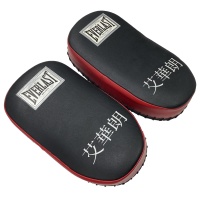 Щит для тайского бокса EVERLAST Elite Thai Pads (пара,иск. кожа, цв черн/красный)