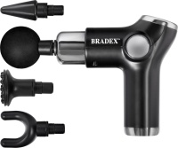 Массажный пистолет Bradex «COMPACT», 4 насадки