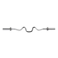 Гриф для штанги EZ-образный (до 150 кг, замки-пружины) D50 мм PROFI-FIT