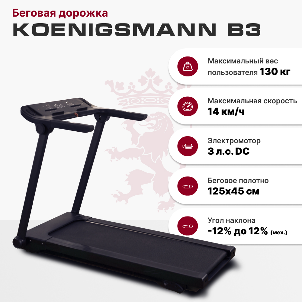 Беговая Дорожка Koenigsmann B3 Купить В Спб