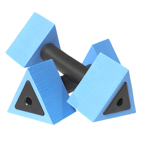 Гантели AQUAJOGGER ActiveBells, минимальное сопротивление, голубой