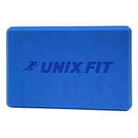 Блок для йоги и фитнеса UNIX Fit (200 г) 23 х 15 х 7 см, 1 шт, голубой Блок для йоги и фитнеса UNIX Fit (200 г) 23 х 15 х 7 см, 1 шт, голубой