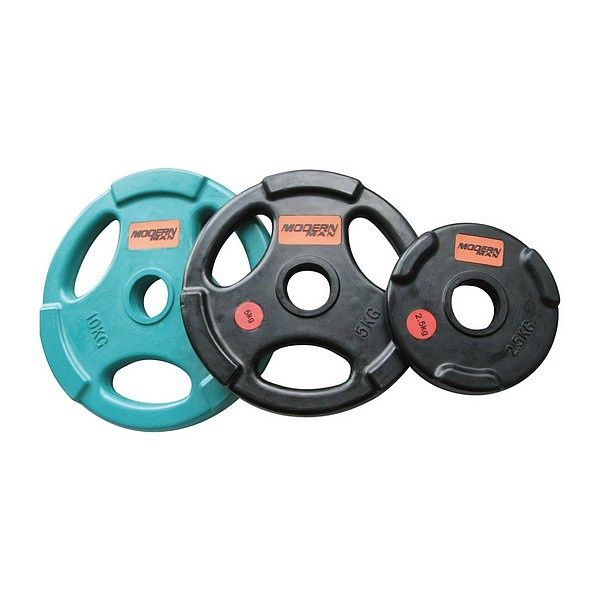 Диск обрезиненный с тройным хватом MD Buddy MD1017 1,25кг
