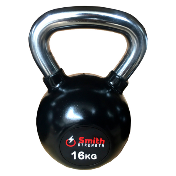 Стальная обрезиненная гиря Smith DB087-16 со стальной рукояткой, Размер: 16кг Стальная обрезиненная гиря Smith DB087-16 со стальной рукояткой, Размер: 16кг