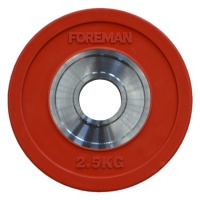 Диск олимпийский бампированный обрезиненный FOREMAN BUMPER Plate, 2,5 кг