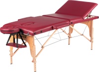 Массажный стол Calmer Bamboo Three 70 (красный)