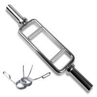 Гриф 34" д50 мм хром. параллел. хват, замок-пружина