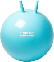 Фитбол с рожками Sundays Fitness IR97401A-55 (голубой) Фитбол с рожками Sundays Fitness IR97401A-55 (голубой)