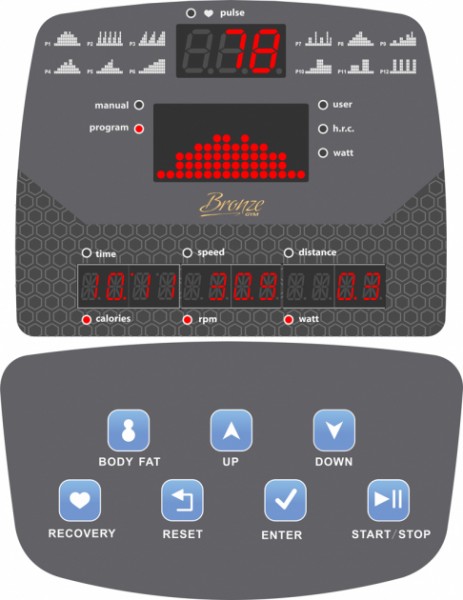 Велоэргометр BRONZE GYM U901 PRO