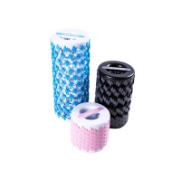 Складной массажный ролик Live Pro Telescopic Fascia Roller, голубой