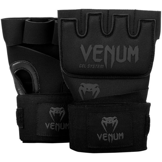 Гелевые бинты Venum Kontact Gel Glove Wraps Black/Black