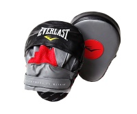 Лапы изогнутые Everlast Mantis Punch Mitts, черно-красные