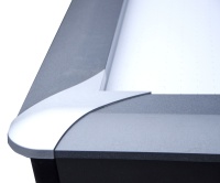 Накладка угловая пластиковая для аэрохоккея "CONTOUR II"