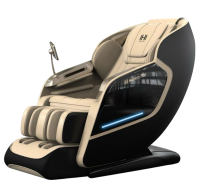 Массажное кресло Hatico Pro Kurosava SL 4D – Белый / Черно Бежевый