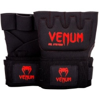 Гелевые бинты Venum Kontact Gel Glove Wraps Black/Red