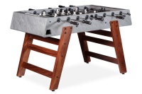 Игровой стол - футбол "Japandi" (145х77х88см) серо-коричневый