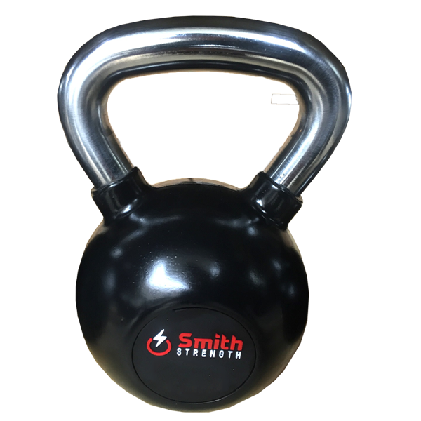 Стальная обрезиненная гиря Smith DB087-24 со стальной рукояткой, Размер: 24кг