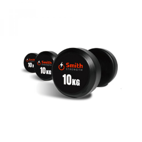 Набор обрезиненных гантелей Smith DB145-1 (пара) от 2,5 до 25кг, с шагом 2,5кг